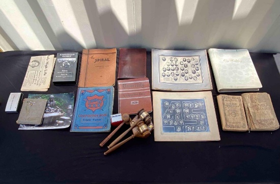 Lot Of Vintage Pictures & Vintage notebooks