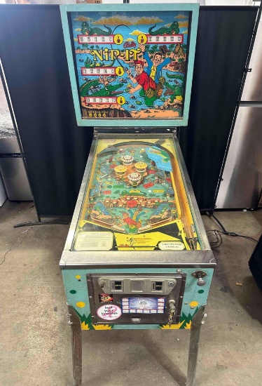 Vintage Pinball Machine Nip It