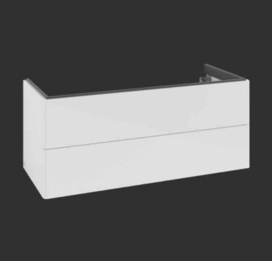 Antao Vanity unit, 2 pull-out compartments, 1188 x 504 x 492 mm, Front without structure