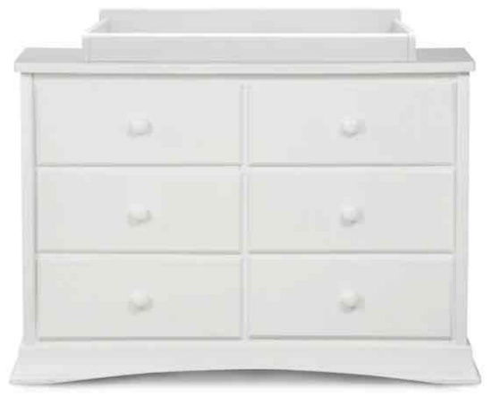 Delta Children 6 Drawer Dresser with Drawer Interlocks
