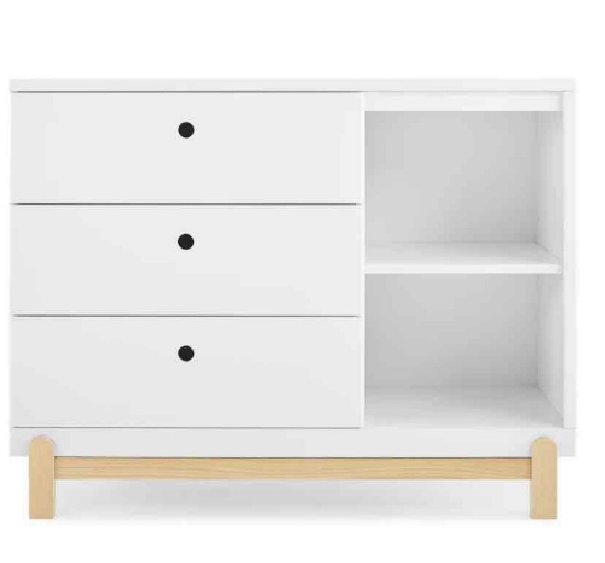 Delta Children Poppy 3 Drawer Dresser with Cubbies