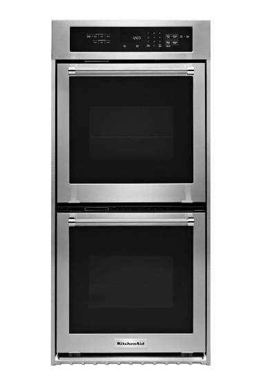 KitchenAid 24 Inch Double Wall Oven with True Convection and Proofing Stainless Steel