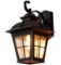 Fashion European Rainproof Balcony Wall Lamp Retro Pastoral Style Square
