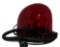Emergency Rotating Warning Light - Red Lens