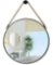 15 inch Farmhouse Rope Hanging Round Mirror