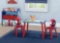 Spidey and His Amazing Friends 4-Piece Toddler Playroom Set ? Includes Play Table and 6 Bin Toy
