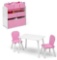 Delta Children 4-Piece Room Solution 6 Bin Design & Store Organizer 2 Chair & Table Set