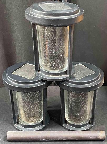 3 Solar Path Lights