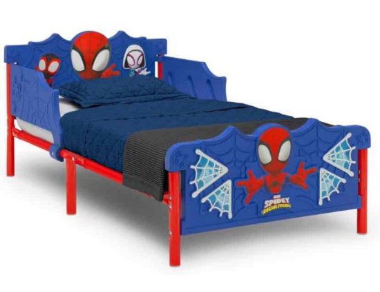 Delta Children Spidey and His Amazing Friends 3D Toddler Bed
