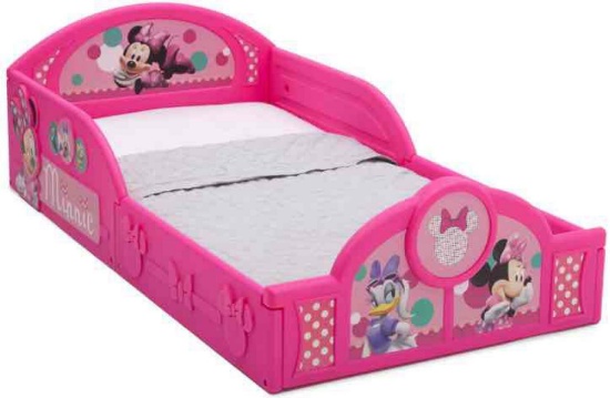 Delta Children Minnie Mouse Toddler Sleep and Play Toddler Bed