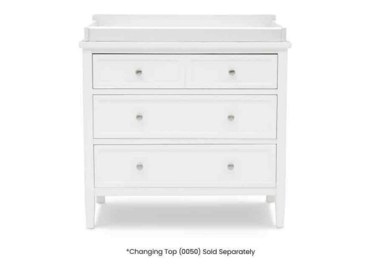Epic 3 Drawer Dresser with Interlocking Drawers