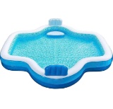 Members Mark Elegant Family Pool 10 Feet Long 2 Inflatable Seats with Backrests. New Version