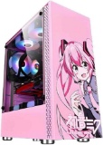 CORN Hatsune Miku ATX/Micro-ATX/iTX Middle Tower Gaming Computer Case