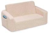 Delta Children Cozee Flip-Out Sherpa 2-in-1 Convertible Sofa to Lounger for Kids