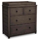 Simmons Kids Dresser with Drawer Interlocks and Changing Top