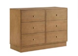 James 6 Drawer Dresser with Interlocking Drawers