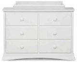 Delta Children 6 Drawer Dresser with Drawer Interlocking