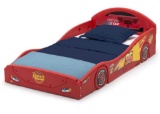 Cars Lightning McQueen Plastic Sleep and Play Toddler Bed