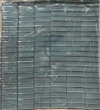 1FT Smoke Mesh Mount Clear & Stone Mosaic