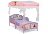 Princess Plastic Toddler Bed with Canopy