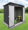 6 ft. W x 4 ft. D Galvanized Double Door Metal Shed Outdoor Storage Tool Shed for Garden/Backyard