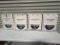 Qty of 4 Kohler Round Front Toilet Bowl Cover 16-5/8