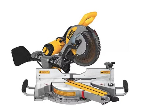 DeWalt 15 Amp Corded 12 in. Double Bevel Sliding Compound Miter Saw, DWS779