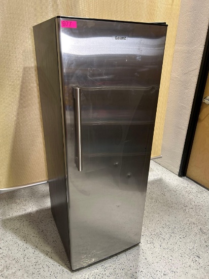 Galanz GLF11US2A16 Upright Temperature Control Convertible Refrigerator/Freezer, Stainless Steel