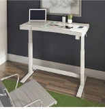 Tresanti White Adjustable Height Desk 47