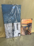 Canvas Wall Art Qty of 2 Pieces