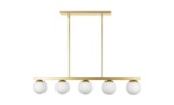 Linea Lighting LL-CH62-45-FRS-3SB Caserti Pendant Satin Brass Chandelier 45