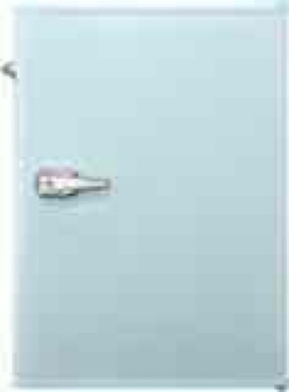 Insignia - 2.5 Cu. Ft. Retro Mini Fridge - Baby Blue