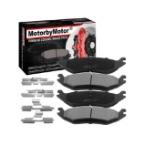 Rear Ceramic Brake Pads w/Hardware Kits