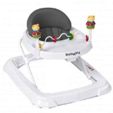 Walker Adjustable Height Removable Toy Wheels Folding Portable Grey