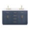 Altair Gavino 60 in. W x 22 in. D x 34 in. H Bath Vanity in Royal Blue with Grain White Composite