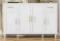 Wood Sideboard with 2 Drawer, 4 Door Buffet Storage Cabinet with