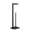 Matte Black Free Standing Toilet Paper Holder