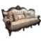 Jade Traditional Style Sofa In Cherry Finish Wood | Cosmos