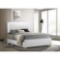 Full Bed With LED Headboard White