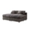 Geil 132 Corduroy Sleeper Sofa Gray