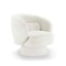 MINIMORE Dodo V2-White Sherpa Swivel Accent Chair