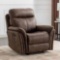 38.6''Wide Vintage Soft Breathable Vegan Leather Manual Recliner