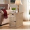 Saldana Solid Wood Top End Table with Storage and Built-In Outlets