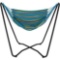 5 ft. Fabric Hanging Hammock Chair with Space-Saving Stand in Ocean Breeze