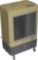 Hessaire 5300-CFM 3-Speed Indoor/Outdoor Portable Evaporative Cooler
