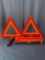 Warning traingle flare