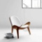 Jiovanna 36.2'' W Leather Match Side Accent Chair