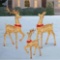 LED Deer Family with Bell Collars