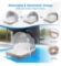 Goplus Inflatable Pool Float with Canopy