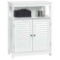 Costway Bathroom Storage Wood Floor Cabinet